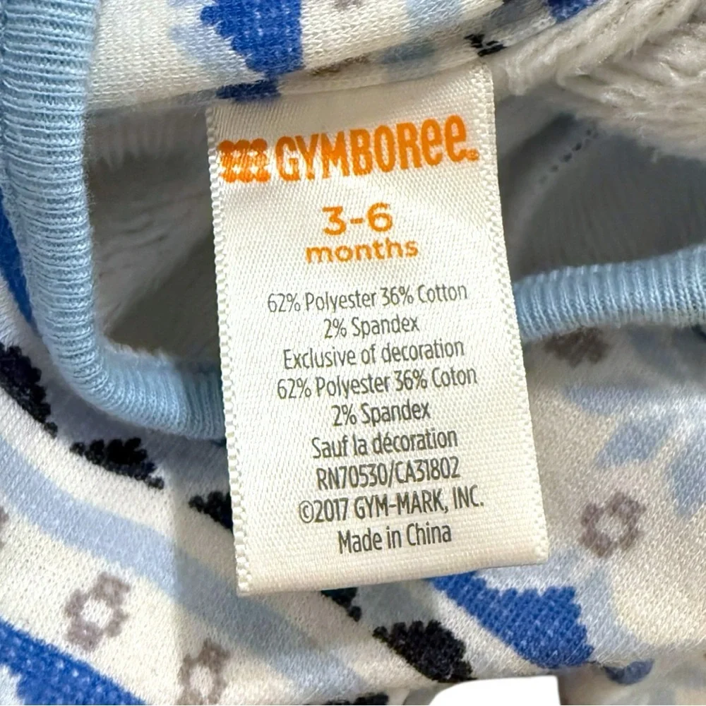 Gymboree Fair Isle Fleece Romper Size 3–6 Months